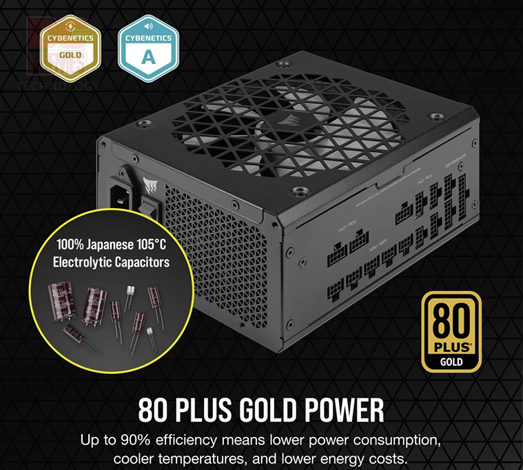 CORSAIR RM1000x SHIFT 80 PLUS Gold Fully Modular ATX Power Supply